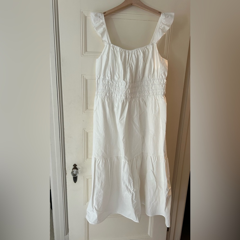 Moon River Square-Neck A-Line Dress